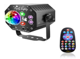 3-in-1 Magic Ball Stage Strobe Purple RGB Disco Party Light with 72 Patterns, DJ V1294-YM0901-3119250079511