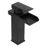 G1/2 Cold Hot Mixer Water Tap Black Faucet with Long Handle for Bathroom Hotel Homestay V1294-YM0710-3112210077111
