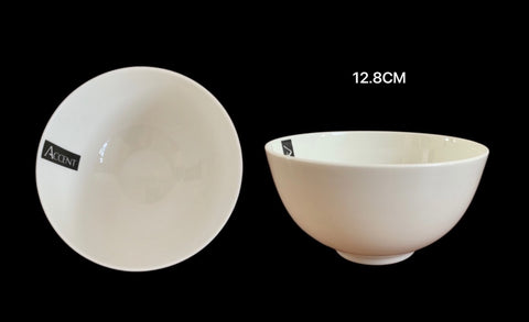 bulk 24 White Bone China Bowl 13x7cm V637-TAB30927