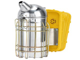 Pointed Beehive Smoker with Heat Protection Board Stainless Steel Bee Smoker for Bee House V1294-YM0523-3111210388211