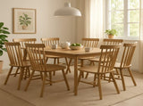 Levede 8x Dining Chairs Kitchen Windor Oak CH1035-2-OAX4
