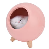 LED Night Light Pet House Shape Table Lamp USB Rechargeable Light Bedside Nightlight for Birthday V1294-YM0901-3113210117311