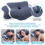 Side Sleeper Neck Pillow Odor-Free, Light Beige Friendly Design, Comfortable Sleep Posture, V1106-HDZ001