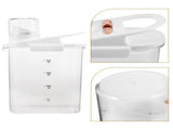 Worgeous Laundry Powder Detergent Container Transparent Laundry Detergent Dispenser Jar V1189-WXFWAL-20260326-02132