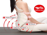BKT Cushion Portable Ergonomic Lower Back Seat Lumbar Support Chair Posture Correction Max Load V985-REDBKTCUSHION