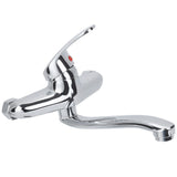Wall Mounted Kitchen Sink Faucet Hot Cold Water Mixer Tap Double Holes V1294-YM0901-JY18133