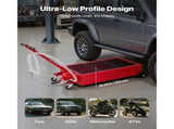 Low Profile Oil Drain Pan, 75.7 L Capacity, Rolling Oil Drain Pan with Manual Pump, 2.2 m Hose & T V952-SDWSPYCJS20GXVX4S001V0