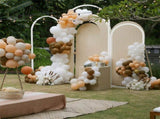 Fin Set Of 3 Wedding Arch Balloon Frame Metal Arch Backdrop Stand Birthday Party V767-HQ-XJ1348-V1