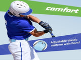 12 Pcs Baseball Belts Softball Belts Bulk for Adult and Youth Adjustable V1258-DP02-C-1372