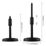 Horizontal Dual Phone Brackets Desktop Ring Light Kit - 4.7 Inch PRL-6903TKP