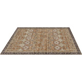 VEVOR Large Area Rug 2286 x 2896 mm Anti-Skid Floor Mat Vintage Brown Green V952-JXDDT7595FTFU6UQD001V0