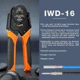 DT16 Crimper 4 Way Indent,8 Impression iCrimp Closed Barrel Type Deutsch Crimper V201-IWD0016BL8AU