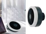 Remote Control Smart Electric Fan with 3 Gears Speed Mini Fan for Home OutdoorRoyal Blue V1294-YM0721-3113210031113
