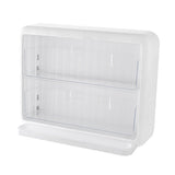 Wall Mounted Coffee Capsule Holder Clear Acrylic Compact Tea Bag Storage Rack for Office S One Layer V1294-YM0710-3117230304311