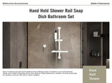 Hand Held Shower Rail Soap Dish Bathroom Set V63-826351