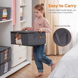 6 Pack 35L Clothes Storage Bag, Foldable Underbed Storage Box, Quilt Storage Cover Closet Organizer, V1188-MS-227-1935