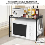 Kitchee Microwave Single Shelf - Expanding Storage Rack Kitchen Organiser Stand V238-SUPDZ-41172633190480