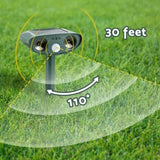 Gardeon Snake Repeller Ultrasonic Battery USB Powered SR-SNAKE-SD-2-GN