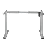 Artiss Electric Standing Desk Frame Only Height Adjustable 70KG Load Grey HASD-114G-GY