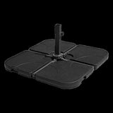 Outdoor Patio 4-Piece Cantilever Offset 3M Umbrella Base Stand Weight Water Sand V63-825831