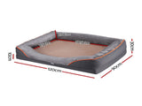i.Pet Pet Bed Orthopedic Washable Dog Bed Plush Fleece Sofa Cushion Mat PET-BED-H30-XL120-GR