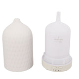 Essential Oil Diffuser Ceramic Rhomboid Aromatherapy Diffuser Ultrasound Cool Mist V1294-YM0901-3113230285411