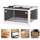 Clothes Storage Box Clear Transparent 4 Way Opening Bottom Pulley Design Plastic PET Storage V1294-YM0716-3117220139418