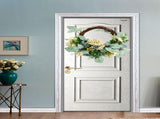Artificial Hydrangea Wreath Spring Decorative Door Hanging Wall Wreath for Home Door V1294-YM0714-211227LW04-1
