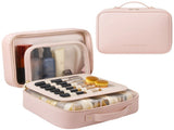 Pink Large-Capacity Stylish Cosmetic & Toiletry Bag for Women,12.2" Long-lasting Waterproof PU V1192-AZ-W-18222