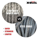 X-BULL Synthetic Dyneem Rope 5.5MM x 13M SK75 Car Tow Recovery Winch Cable Line V211-AUEB-XBSR002X10