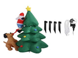 Inflatable Christmas Tree 1.8M Lighting High Speed Low Noise Fans Blow Up Christmas Tree Decoration V1294-YM0901-3115230076411