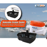 SEAFLO 12V 1100GPH Automatic Bilge Pump Marine Boat Auto Submersible Pump V201-QHGMMOREONE026
