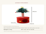 Festive Christmas Tree Cat Scratcher & Condo 2-in-1 Sisal Post with Cozy Hideaway Bed V888-ELOSUNG34365