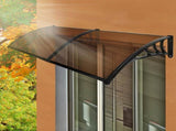 Mountview Window Door Awning Outdoor 1M X 2.4M Brown 1x2.4M OD1006-1X2.4-BK_NZ