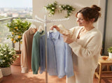 CARLA HOME Folding Clothes Drying Rack, 3 Rotatable Arms, Stainless Steel LSB-36546