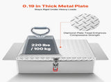 Truck Bed Tool Box, Heavy Duty Aluminum Tool Box with Diamond Plate, Storage Toolbox Chest Organizer V952-CZGJX22INCHYB90W5001V0