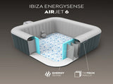 Bestwat Lay Z spa Ibiza AirJet 6 Dark Green Square 4-6 person Spa BESTWAY-6002U
