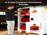 Safety Gas Can, 9.5 L Type I Red Safety Can for Gasoline with Stainless Steel Flame Arrester, V952-IXAQGHSJS25J0FRGJ001V0
