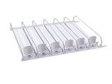 Self Pushing Drink Holder 6 Rows Adjustable Width Spring Loaded Easy Slide Large Capacity 15in V1294-YM0901-3118230216512