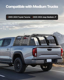 Overland Truck Bed Rack, 125-172.5 cm Width, Adjustable Overland Bed Cargo Rack with Sidebar, 408.2 V952-PKHJGGKHJGDCS90NFV0