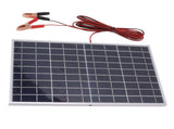 Solar Panel 15W 18V High Efficiency Polycrystalline Solar Panel Kit with Clip for Car RV Marine V1294-YM0703-3114230072511