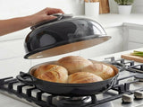 Toque Enamelled Cast Iron Dutch Oven Pot Sourdough Bread Baking Kitchen 24cm KT1037-AU