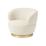 Interior Ave - Luna Swivel Armchair - Vanilla Oat V355-IA-OCC-LUN-NAT