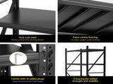 2Mx1.5M Giantz Garage Shelving Warehouse Rack Black WR-F-20150-200BK-ABC