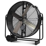 BAUMR-AG 42" 1067mm 660W Industrial Mobile Floor Drum Fan, Belt Drive, Tilting, Large, Commercial, V219-SPCAIRBM42DA