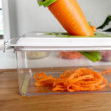 Vegetable Chopper with Container for Salad Prep Green V1263-JX-7122-2