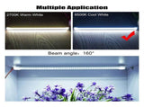 12V LED interior light strip kit, with switch and magnet, 6500K white, suitable for 8 vehicles and V1366-AZ2-W-14363