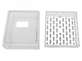 Refrigerator Storage Box Holder with Draining Plate Fruit Storage Container Preservation BoxL V1294-YM0523-3118220040111