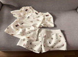 Allover Puppy Print Set Size XXL Oversized Allover Dog Loungewear Halloween Cute Inclusive Gift V1221-XM-LB7454-GM190