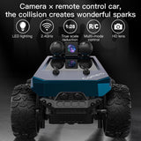 KF29 FPV remote control truck, camera remote control 128 scale RC truck, app controlled RC V1102-823-48710-BLU-THREEBATTERIES